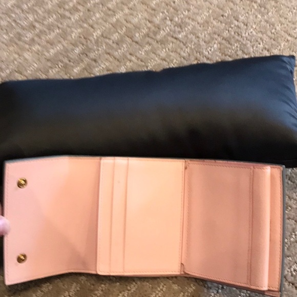 Vintage Celine Gray Leather Tri-Fold Wallet EUC - Picture 4 of 6